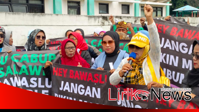 Emak-emak Desak Bawaslu Kabupaten Bandung Usut Tuntas Pelanggaran Pilkada